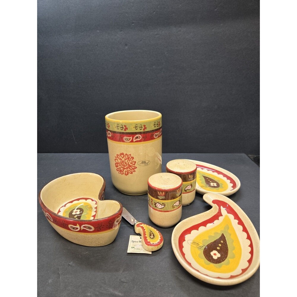 Spice Market Pattern Kitchen Essentials Handpainted Park Designs